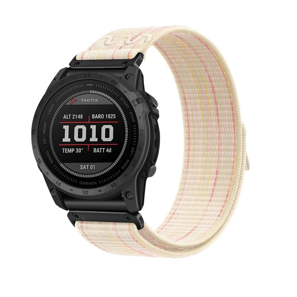 22mm 26mm Quick Fit Nylon Strap for Garmin Watch Fenix 8 47mm 51mm 7 7X Pro 6X 5X Enduro 3 Fenix 5 5X 6 6XPro 935 Band Watchband