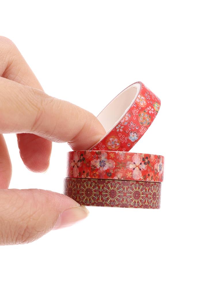 10rolls/box Vintage floral washi tape Exquisite scrapbooking supplies graduation gift for friends Stationery washi tape set