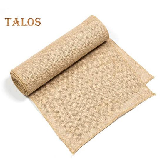 Party Tischläufer Jute Stoff Boho Stil Fleckabweisend Wohnkultur DIY Handwerk Wiederverwendbar Tischschutz Dekoration Prom Bankett Tischläufer für