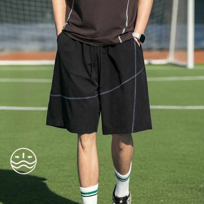 Sports Shorts For Men With Micro Elastic Polyester Material Casual Beachwear For Youth