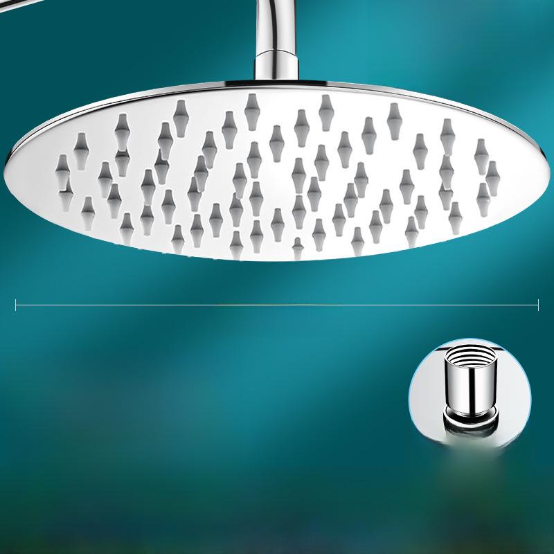 

Регулируемая душевая лейка из нержавеющей стали (6/8/10 дюймов) - Накладной дождеприемник с функцией усилителя