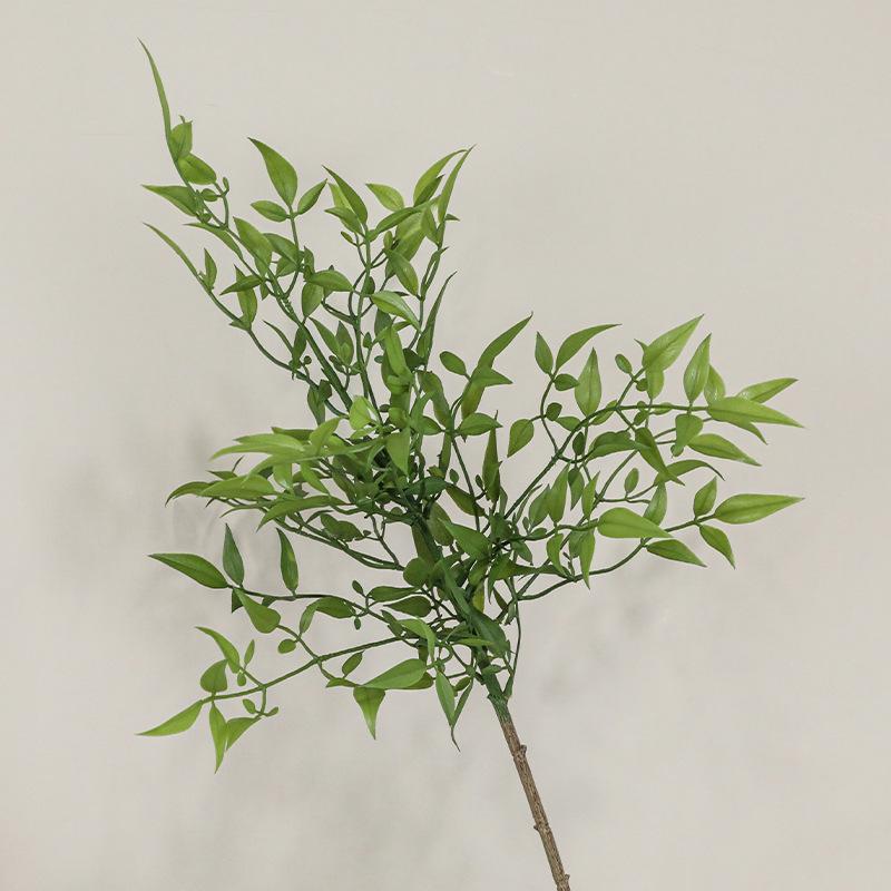 C427 Soft Gum Tiankui Bamboo Simulation Plant New Chinese Home Hotel Model Room Decoration Photography Wedding Ornament Plant