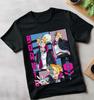 Chainsaw Man T-Shirt Chainsaw Man Anime CSM Denji Power Schwarzes Shirt Alle Größen