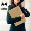 NatureTouch 10PCS A4 Envelopes Kraft Paper Folders,Kraft Paper File Folders Project Pockets Document Wallet Bag with String,Letter Size, Kraft File