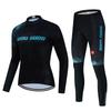 Men's Cycling Suit Long Set Long Sleeve Top Overalls Trousers 2026 Autumn Breathable Cycling Suit