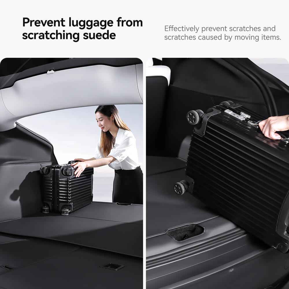 YZ For Tesla Model Y Juniper 2025 New Leather Trunk Mats Fully Surrounded Waterproof Non-Slip Liner Custom Floor Mat Accessories