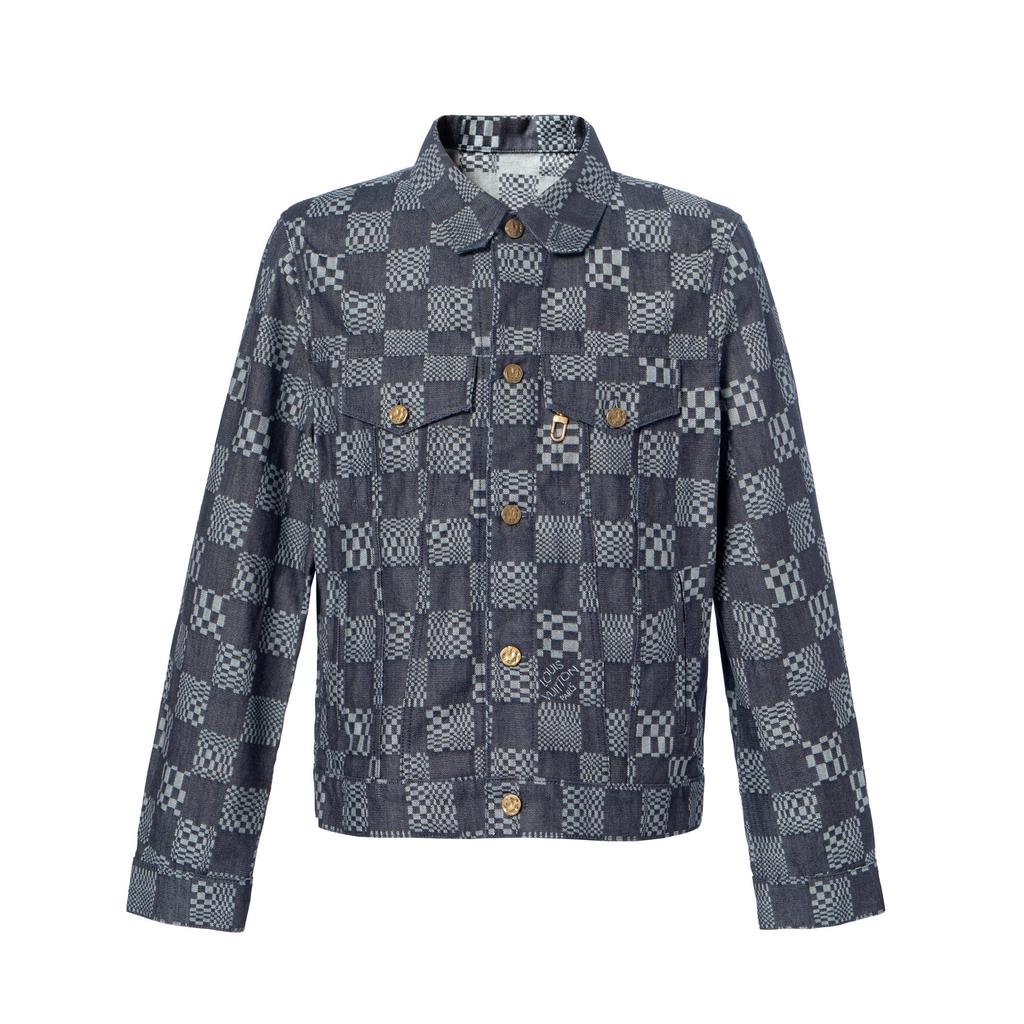Louis Vuitton Distorted Damier Denim Jacket 1A8WBL