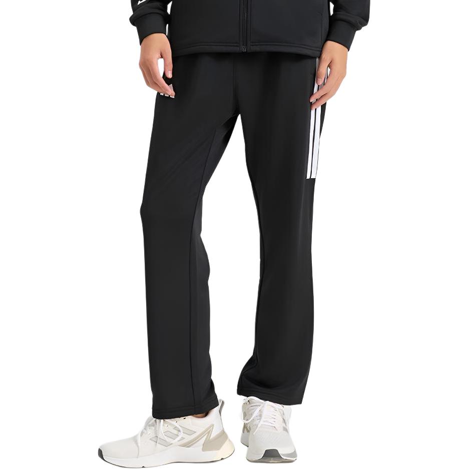 Adidas Taekwondo Series Logo Side Stripe Retro Three Stripes Straight Leg Long Pants Knitted Sports Pants Unisex Bottoms TR41TK-BW