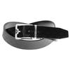 Emporio Armani Belt, 3.5cm Wide, Eagle Embossed, Compatible with the Stringa System, Reversible, Men's, Black, Y4S502 Y221E 81386 Leather [Used]
