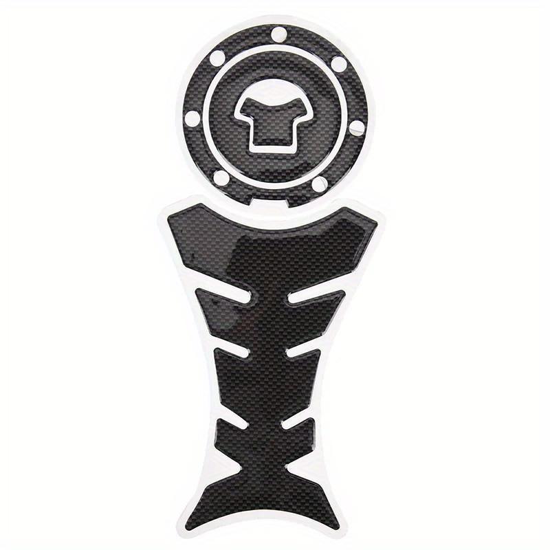 

2X Motorcycle Carbon Fiber Tank Pad Protector Stickers Universal Fishbone Design For Honda, Yamaha, Kawasaki, For Suzuki, Ducati