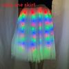 Fantasy Style Lighted Belly Dance Bra With Rechargeable Led For Party Shows