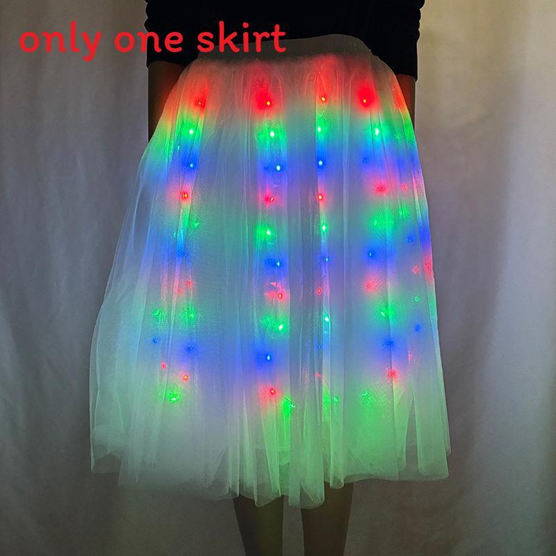 Fantasy Style Lighted Belly Dance Bra With Rechargeable Led For Party Shows
