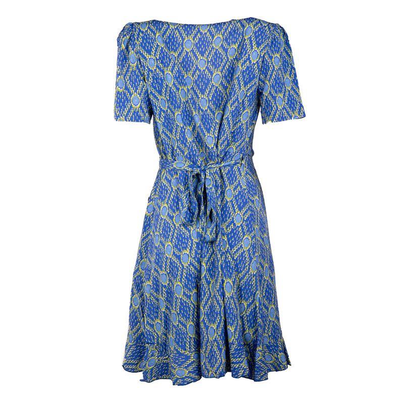 Wickelkleid kurzärmlig bridgette mit Muster Damen LA PETITE ETOILE