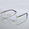 Business Reading Glasses for Women Men Luxury Metal Frame Presbyopic Glasses Unisex Vintage Far Sight Eyeglasses Lenses