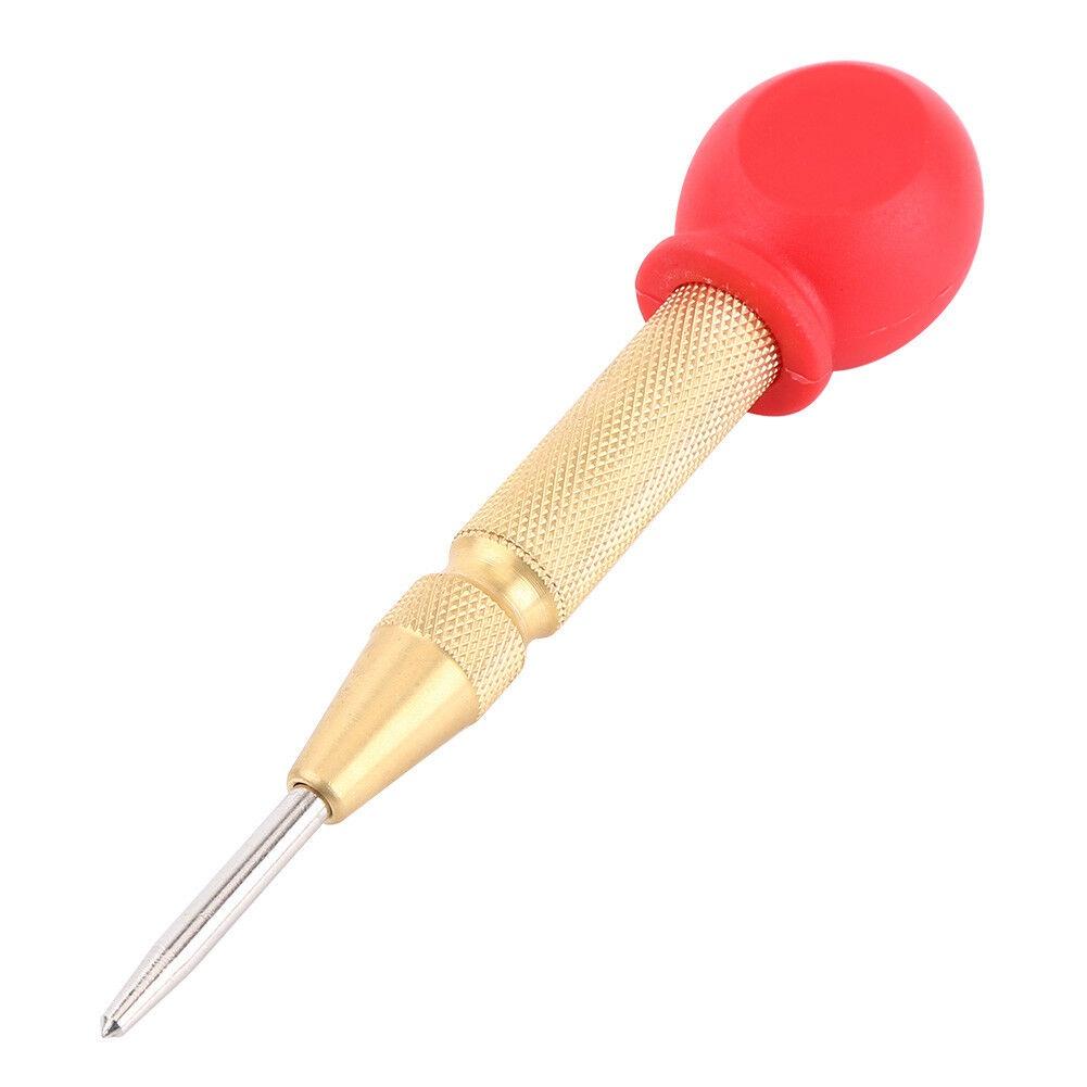 Premium Automatic Center Punch Spring Load Chrome Rivet Screw Tool For Precise Marking