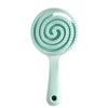 Hanging Hole Solid Color Hair Brush Mosquito Coil  Shape Scalp Massage Comb  Hair Accessories