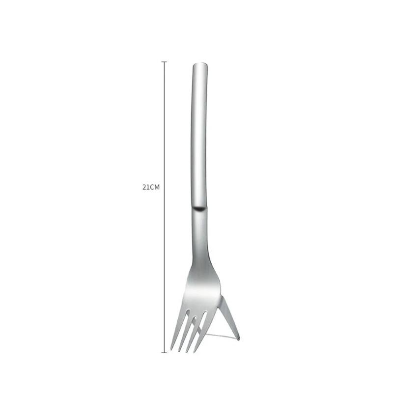 

Stainless Steel Watermelon Cut Portable Fruit Fork Slicing Knife Household Kitchen Multifunctional Gadgets Kitchen Accessories