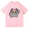 Blue Anime Archive T-shirt Sugar Rush Fun Women's Clothing Unisex Street Clothing Manga Role Playing Dress Pattern T-shirt