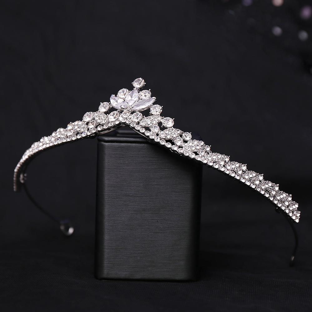 Princess Tiara Crown for Women Girl Zirconia Small Bridal Tiara for Wedding Bride Birthday Party Prom Hair Jewelry Headpiece