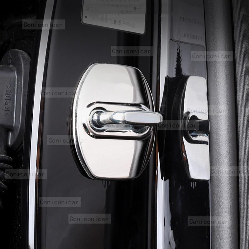 For CHERY TIGGO 8 Pro Max -2026 Car Door Lock Protection Cover Decoration Emblems Case Auto Stainless steel Accessories