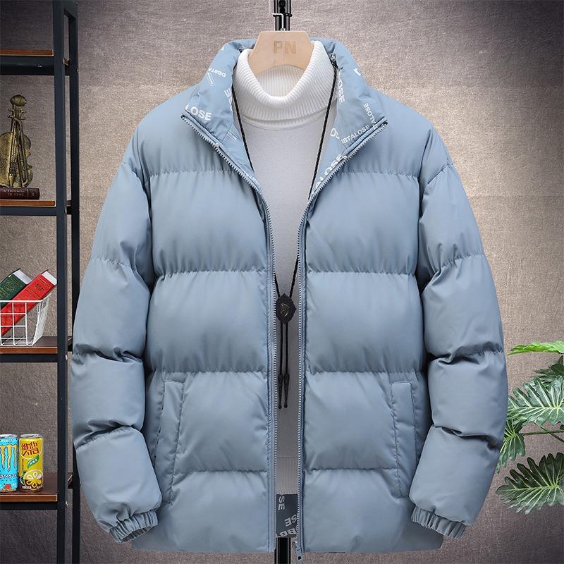 Winter double-sided cotton-padded men's winter new casual trendy brand loose large size casual couple men