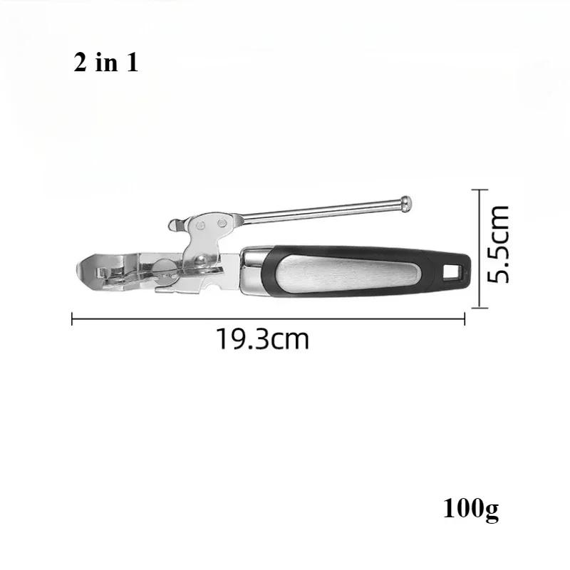 

Профессиональный железный ручной консервный нож кухонные гаджеты 2024 новый многофункциональный нержавеющая сталь ручка для пива консервный нож бутылки банки