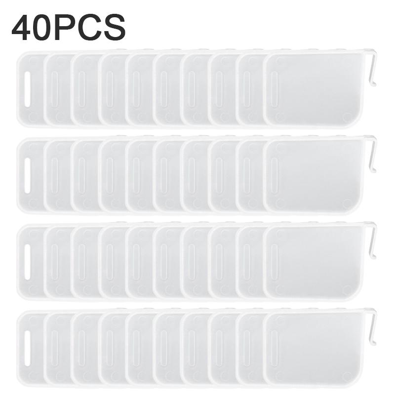 5-80PCS Refrigerator Organizer Adjustable Divider for Fridge Shelves Drawers Food Storage Kitchen Declutter Kit