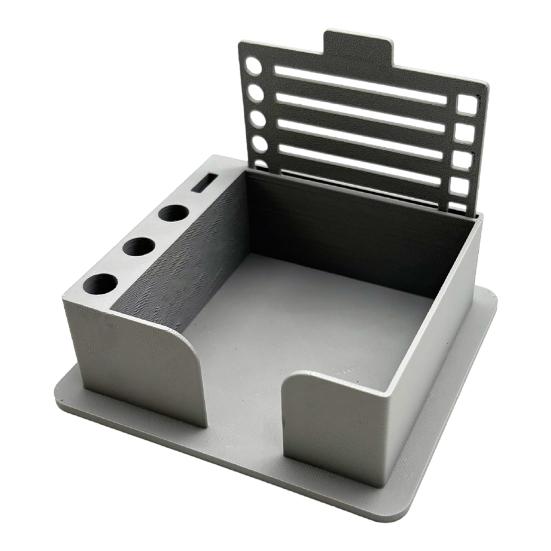 Note Pad Dispenser Portable Note Holder with Template Sturdy PLA Notepad Organizer for Office School Home Desk Planning And Organization