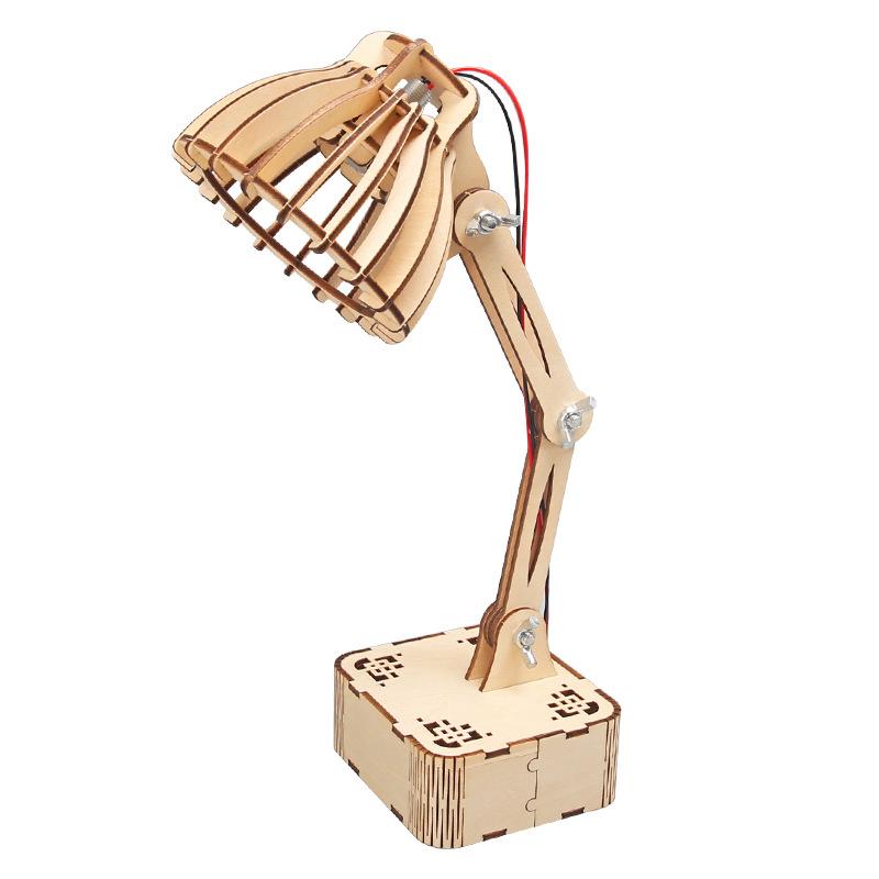 DIY Technology Small Production Small Invention Intelligent Voice Control Desk Lamp Model Students Hand-assembled Experimental Materials