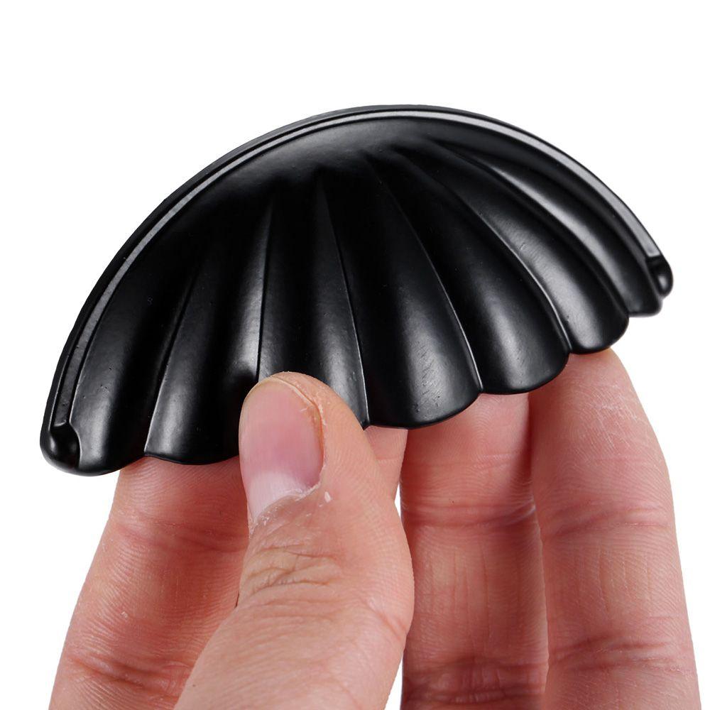 Wardrobe Cupboard Vintage Furniture Fittings Shell Shape Cabinet Pulls Drawer Knobs Door Handles
