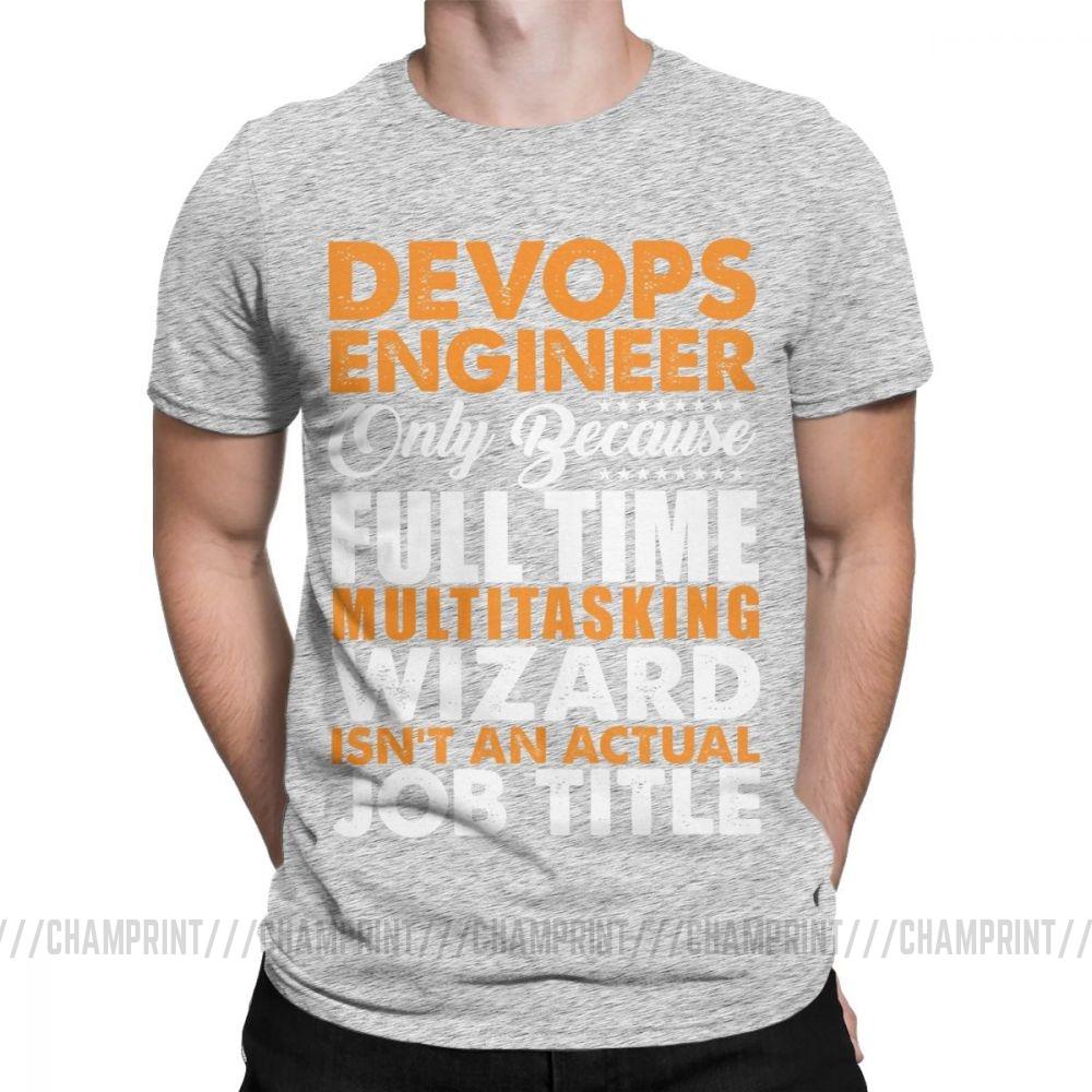 Devops T Shirts Engineer Is Not An Actual Job Title Funny Coder Programmer Men T Shirts