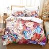 New Anime Girls The Demon Girl Next Door Bedding Set Single Twin Full Queen King Size Bed Set Adult Kid Bedroom Duvet cover Sets