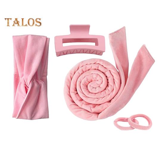 

1 комплект, без нагрева, ремень для завивки волос, повязка на голову, зажим-коготь, резинка, женская ночная бигуди для сна, мягкий ремень для завивки длинных волос, укладка