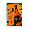 Vintage Rum Theme Metal Tin Sign Bar Home Cafe Decor