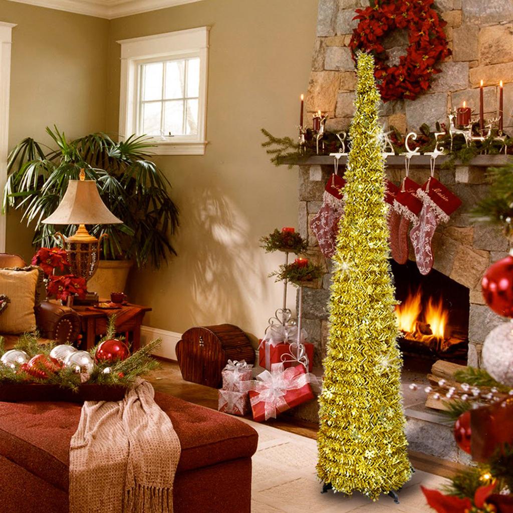 Scalable Foldable Woolen Grass Spiral Christmas Tree