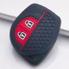Silicone Car Key Fob Cover for Suzuki Swift Alto Jimny SX4 Vitara Ignis Celerio Dzire with Keychain Honeycomb Texture Shockproof Car Remote Key Sleeve