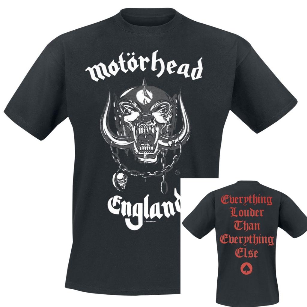2026 Make A Difference Motrhead Tshirt Unisex Wounisex Band Graphic Tee Cotton Summer Top