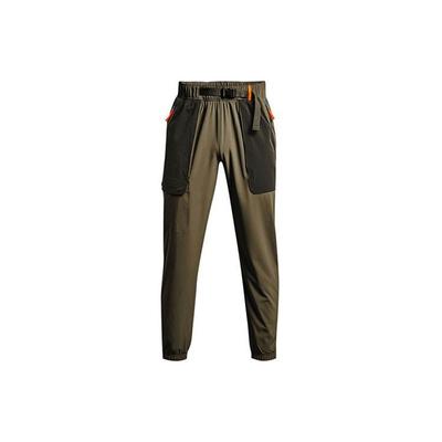 Rush Comfortable Loose Woven Training Pants Men Pants Green 1366190-361