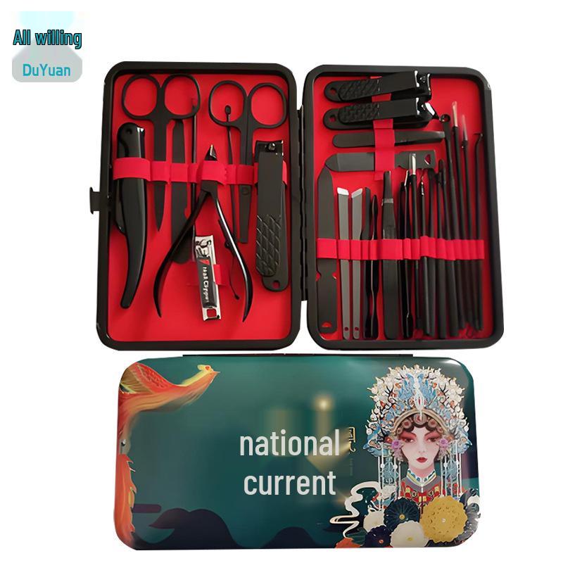 4-Piece Ultra-Fine Blackhead & Acne Removal Set - Includes Needle, Scraper, Tweezers