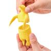 COLORATA Animal Tea Strainer (King Penguin / Dishwasher & Microwave Safe / Silicone) Cute Animal Tea