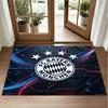 Tapis Velours Cristal Design Bayern Munich Tapis Décoratif Doux pour Chambre à Coucher Entrée