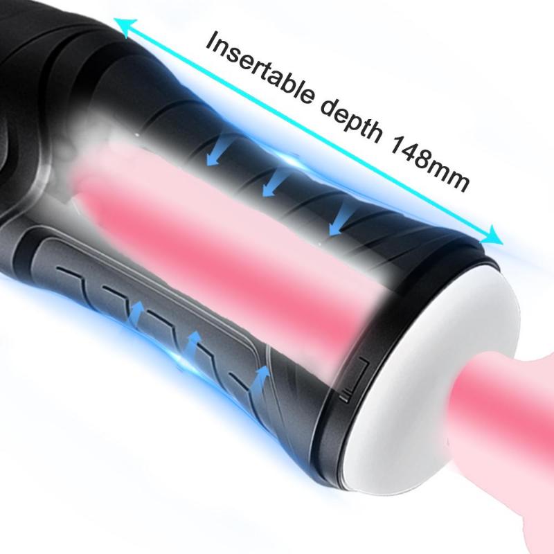 New Air Pump Male Masturbator Cup Auto Suck Smart Heating Masturbating Cup Real Pussy Sucking Vigina Masturbation Sex Toys for Men