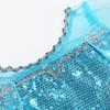 Vestidos Snow Queen Princess Dress Girls Costume Halloween Kids Role-play Carnival Children Birthday Party Dress