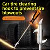 Automobile Tire Stone Removal Hook, Multi-functional Stone Removal Tool for Vehicle Tires, Stone Removal Hook