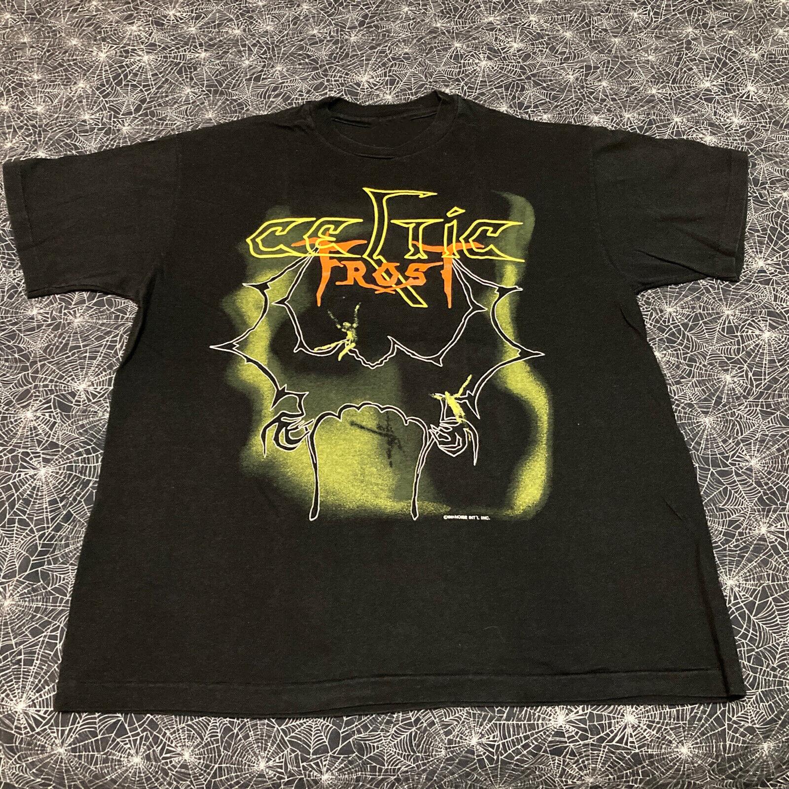 Celtic Frost Music Tour Black T-Shirt Cotton All Size Unisex S