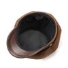 Autumn Winter Octagonal Cap Retro Painter Cap Big Head Circumference Beret