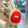 Schoolbag New Creative Cartoon Watermelon Large Capacity Backpack Trendy Fashion Cute Junior High School Student Class Travel