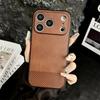 Business Retro Leather Phone Case for IPhone 17 16 15 14 13 12 11 Pro Max Plus 17 Air Sillicone Soft TPU Cover