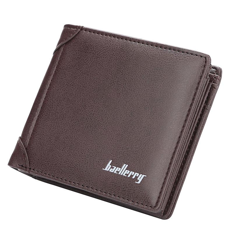 Baellerry Faux Leather Wallet for Men Business Design Card Holder Purse GZW