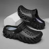 New Summer Men's Casual Thick Bottom Anti-slip Fashion Round Head Indoor Outdoor Beach Sandals Slip-On Breathable EVA Thong S...
